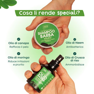 Kit Olio e Shampoo Barba