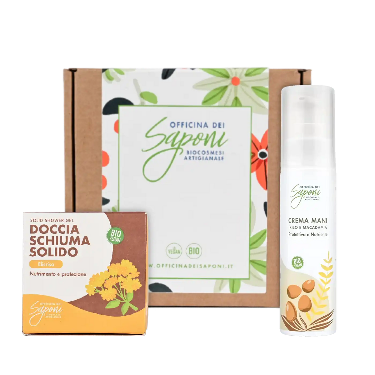 Box regalo: Crema Mani + Docciaschiuma Solido