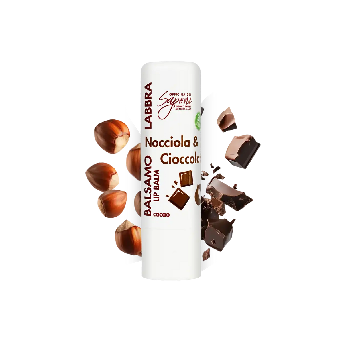 Balsamo Labbra Nocciola e Cioccolato