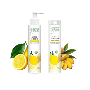 Kit Latte Corpo e Docciaschiuma Zenzero e Limone