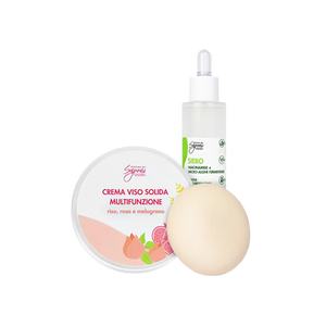 Kit Siero viso Azione Sebo-Regolatrice + Crema Viso Solida Multifunzione
