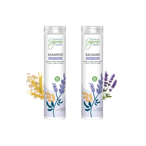 Kit Shampoo e Balsamo Avena e Lavanda