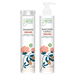 Kit Shampoo e Maschera Capelli Argan e Rosa