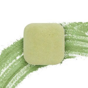 Maschera viso solida all'argilla verde purificante e rinfrescante