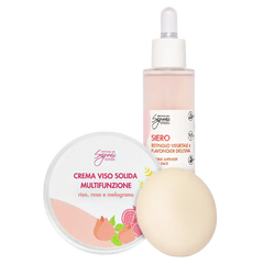 Kit Siero viso Azione anti-età + Crema Viso Solida Multifunzione