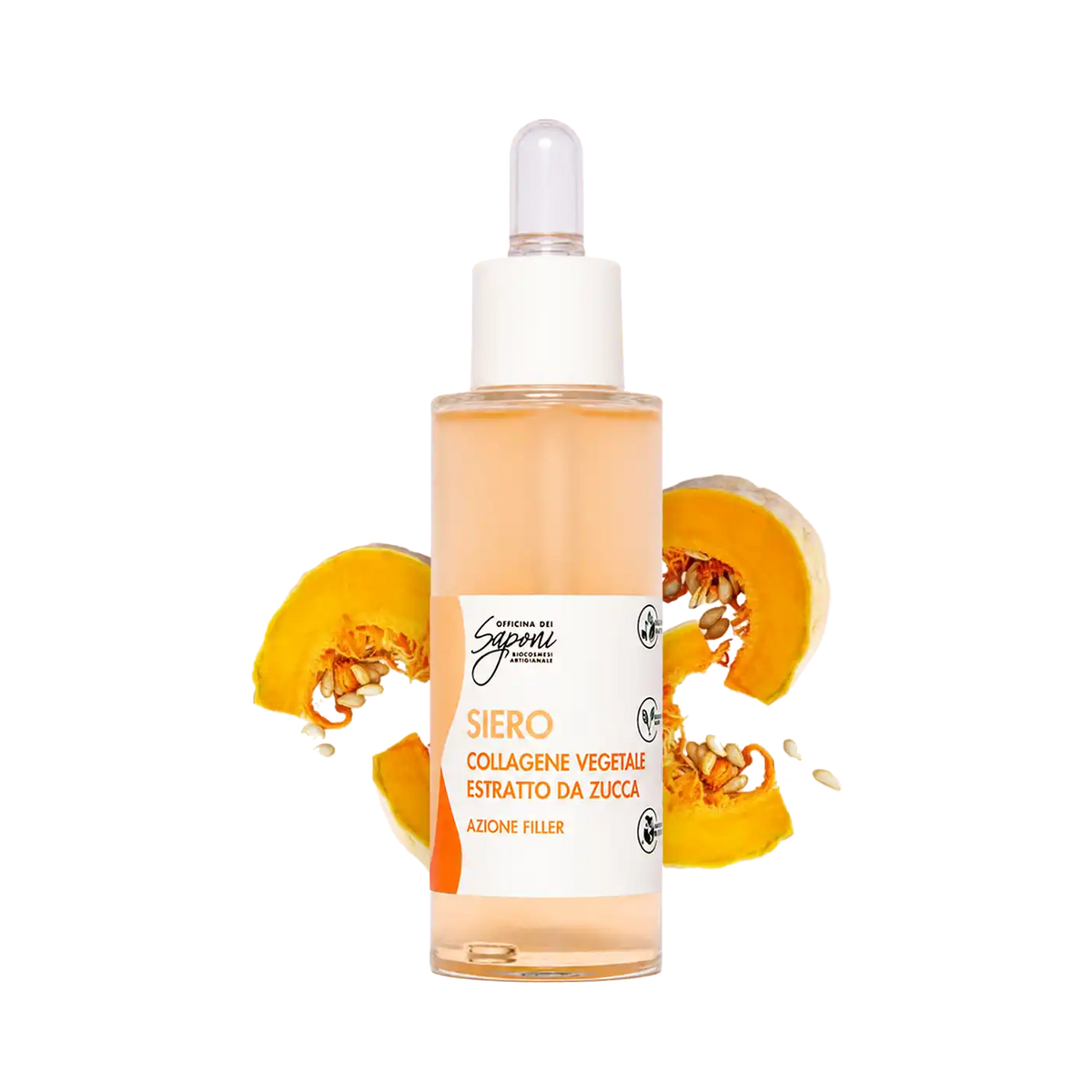 Siero Collagene Vegetale Estratto da Zucca - Azione Filler - ARANCIONE