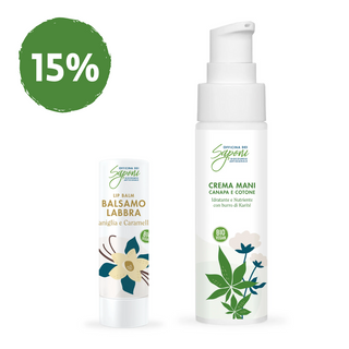 Bundle 15% - Crema Mani + Balsamo Labbra