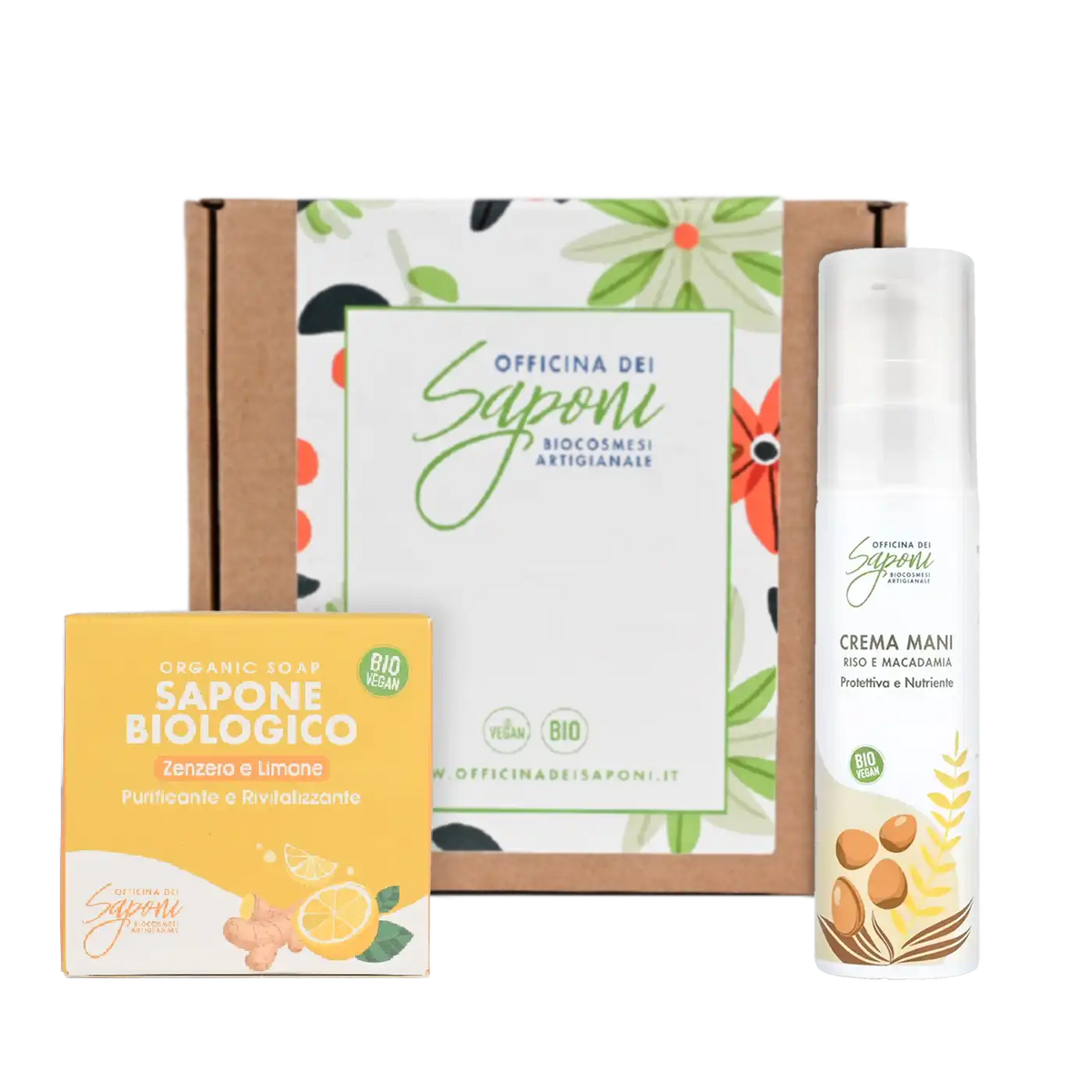 Green Box: Crema mani + Sapone Biologico