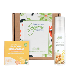 Green Box: Crema mani + Sapone Biologico