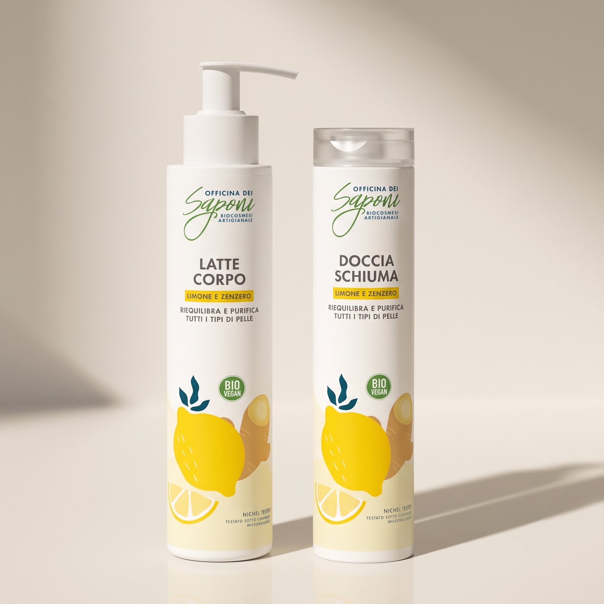 Kit Latte Corpo e Docciaschiuma Zenzero e Limone