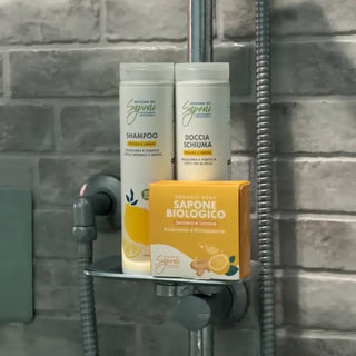 Kit Puliti Fuori e Belli Dentro shampoo zenzero+doccia + sapone