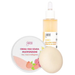 Kit Siero Viso Azione Filler + Crema Viso Solida Multifunzione