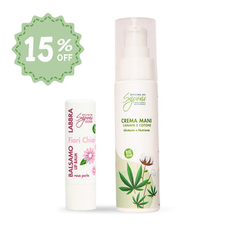 Bundle 15% - Crema Mani + Balsamo Labbra