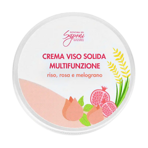 Crema viso Solida Multifunzione Riso Rosa e Melograno
