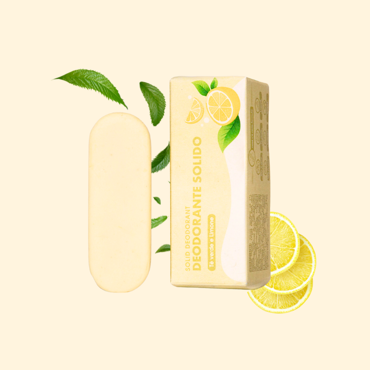 Deodorante solido Tè Verde e Limone