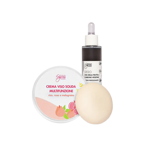 Kit Siero viso Azione Perfezionante + Crema Viso Solida Multifunzione
