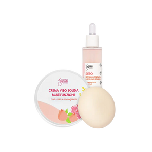Kit Siero viso Azione anti-età + Crema Viso Solida Multifunzione