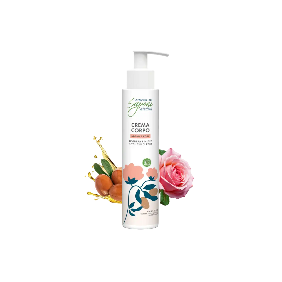 Crema Corpo Argan e Rosa