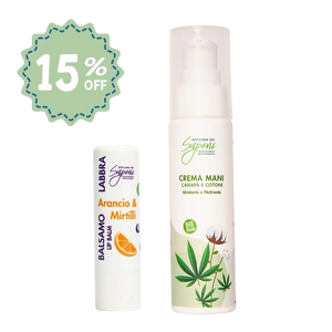 Bundle 15% - Crema Mani + Balsamo Labbra