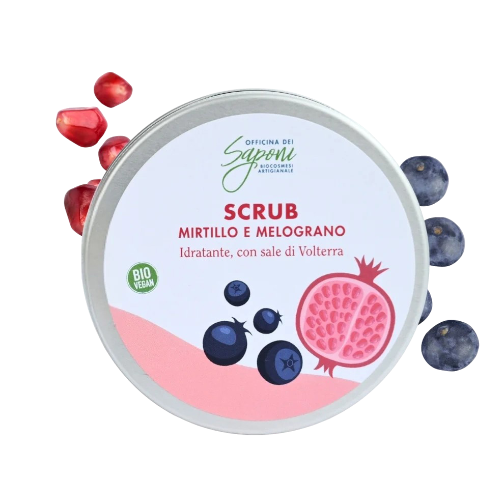 Scrub corpo biologico Mirtillo e Melograno