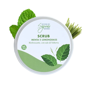 Scrub corpo biologico Menta e Lemongrass