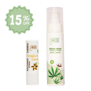 Bundle 15% - Crema Mani + Balsamo Labbra