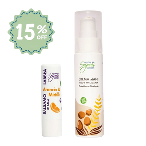 Bundle 15% - Crema Mani + Balsamo Labbra