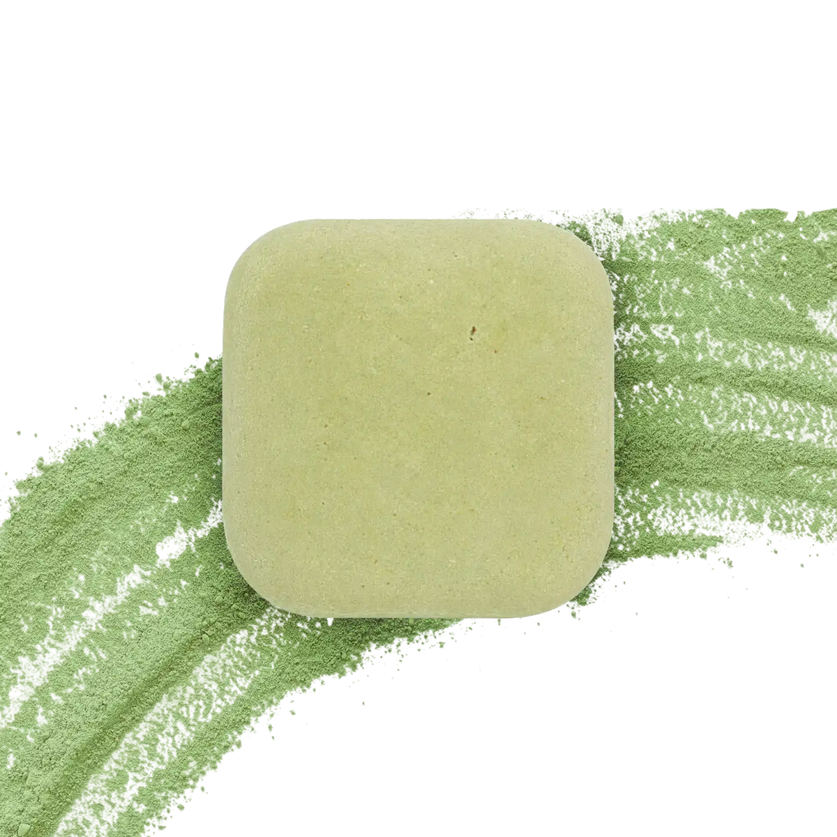 Maschera viso solida all'argilla verde purificante e rinfrescante