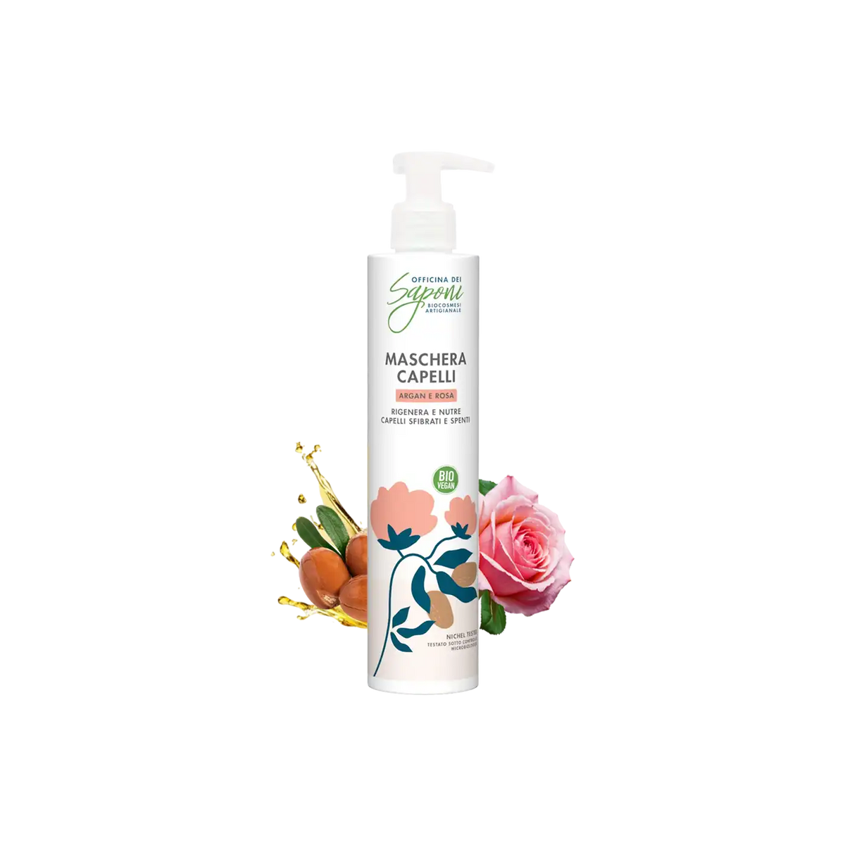 Maschera capelli Argan e Rosa