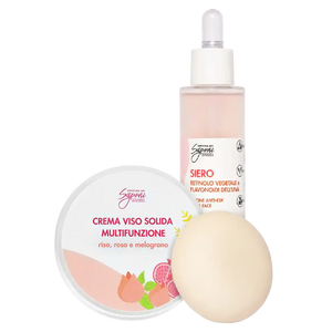 Kit Siero viso Azione anti-età + Crema Viso Solida Multifunzione
