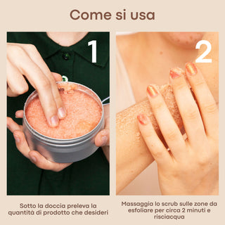 Scrub corpo biologico Mirtillo e Melograno