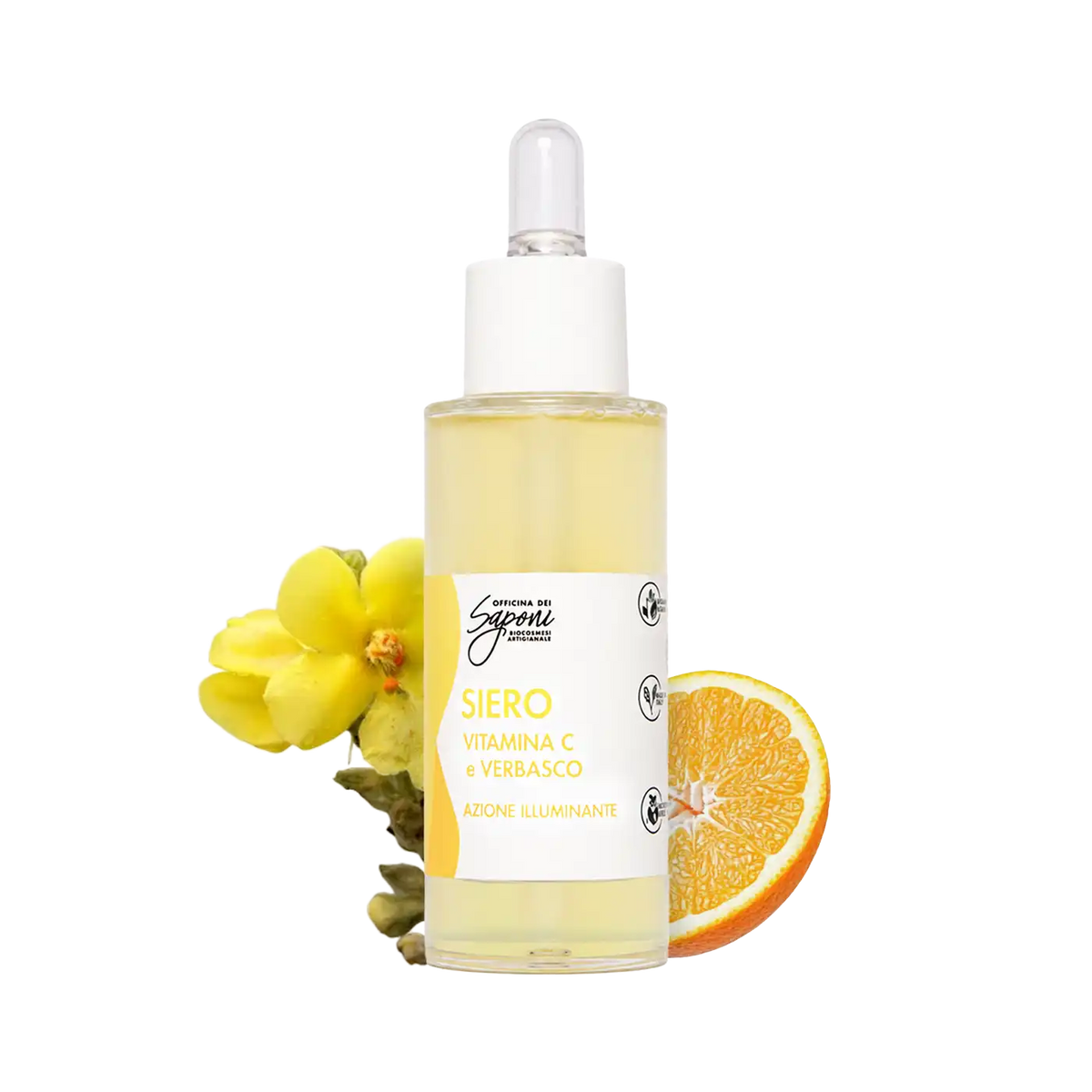 Siero Vitamina C e Verbasco - Azione Illuminante - GIALLO