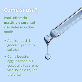 Siero Acido Ialuronico e Fico D'India - Azione Idratazione e Protettiva - BLU
