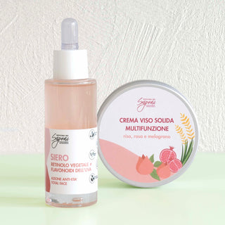 Kit Siero viso Azione anti-età + Crema Viso Solida Multifunzione