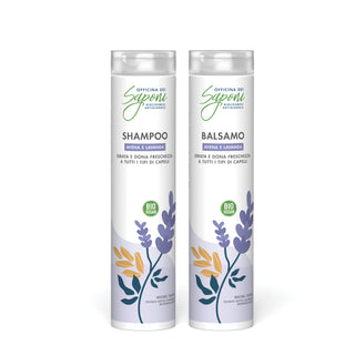 Officina dei Saponi - pack shampoo + balsamo avena e lavanda